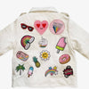 Lola + The Boys Jackets & Bombers Patched Up Princess Vegan Jacket