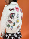 Lola + The Boys Jackets & Bombers Patched Up Princess Vegan Jacket