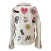 Lola + The Boys Jackets & Bombers Patched Up Princess Vegan Jacket