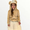 Lola + The Boys Jackets & Bombers Plush Brown Bear Jacket