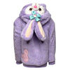 Lola + The Boys Jackets & Bombers Plush Purple Bunny Jacket