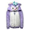 Lola + The Boys Jackets & Bombers Plush Purple Bunny Jacket