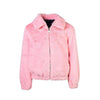 Lola + The Boys Jackets & Bombers Rainbow Faux Fur Coat