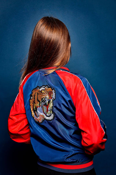 Lola & The Boys Jackets & Bombers Tiger Flash Bomber