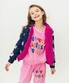 Lola + The Boys Jackets & Bombers Unicorn Ring Pop Plush Bomber