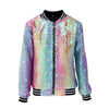 Lola + The Boys Jackets & Bombers Women Care Bears Cheer Bear Sequin Flip Bomber