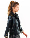 Lola + The Boys Jackets & Bombers Women's Infinity Stone Gem Vegan Jacket