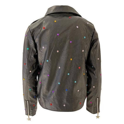 Lola + The Boys Jackets & Bombers Women's Infinity Stone Gem Vegan Jacket