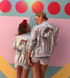 Lola & The Boys Jackets & Bombers Women's Unicorn Sequin Bomber