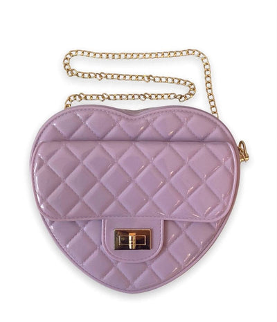 Lola + The Boys Jelly Coco Heart Purse