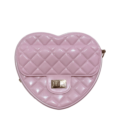 Lola + The Boys Jelly Coco Heart Purse