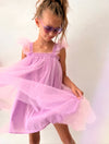 Lola + The Boys Lavender Butterfly Fairy Dress