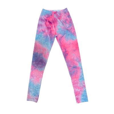 Lola + The Boys Leggings 2 / Pink Crushed velvet leggings