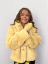 Lola + The Boys Little Miss Sunshine Faux Fur Jacket