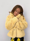 Lola + The Boys Little Miss Sunshine Faux Fur Jacket