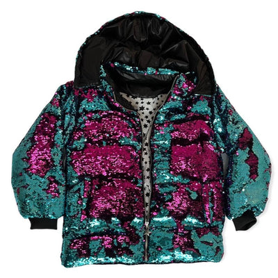 Lola + The Boys Magic Sequin Coat