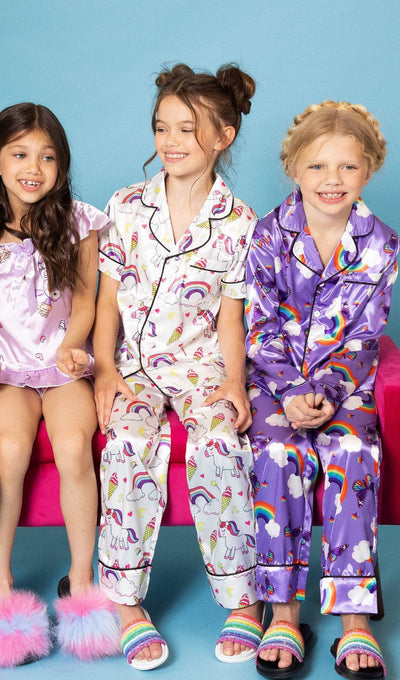 Lola + The Boys Magical Unicorn Ice Cream Silk Set