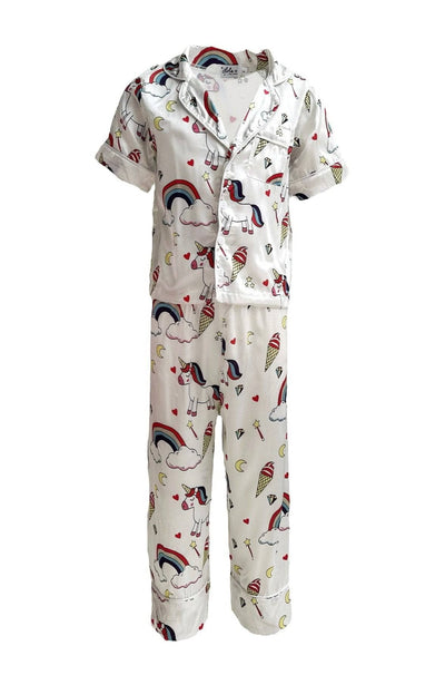 Lola + The Boys Magical Unicorn Ice Cream Silk Set