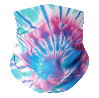 Lola + The Boys mask Pastel Tie Dye Graphic Neck Gaiter (Teen Size)