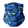 Lola + The Boys mask Blue Camo Graphic Neck Gaiter (Teen Size)