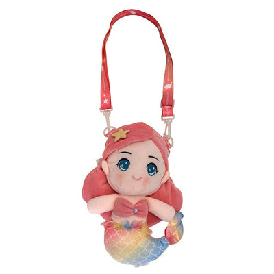 Lola + The Boys Pink Mermaid Doll Crossbody Purse