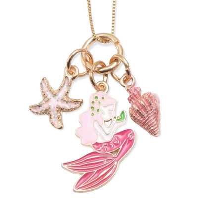 Lola + The Boys Mermaid treasure necklace