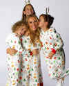 Lola & The Boys Nightwear Women's Christmas Emoji Onesie