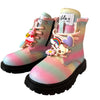 Lola + The Boys Ombre glitter pastel charm boots