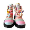 Lola + The Boys Ombre glitter pastel charm boots