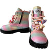 Lola + The Boys Ombre glitter pastel charm boots