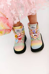 Lola + The Boys Ombre Rainbow Charm Boots