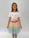 Lola + The Boys Ombre Sequin Tutu Skirt