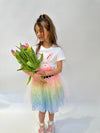 Lola + The Boys Ombre Sequin Tutu Skirt