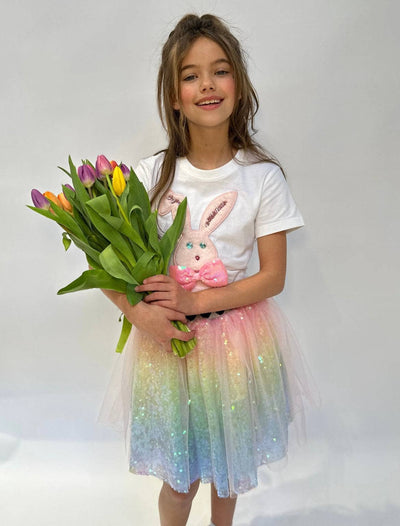 Lola + The Boys Ombre Sequin Tutu Skirt