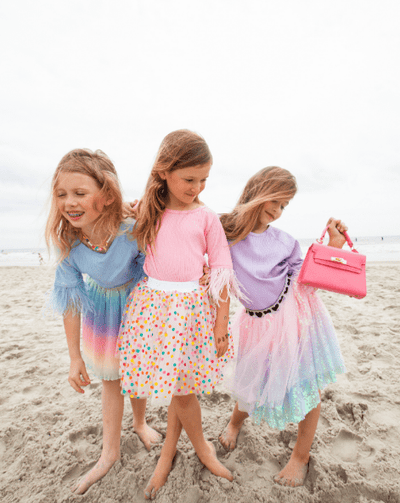 Lola + The Boys Ombre Sequin Tutu Skirt