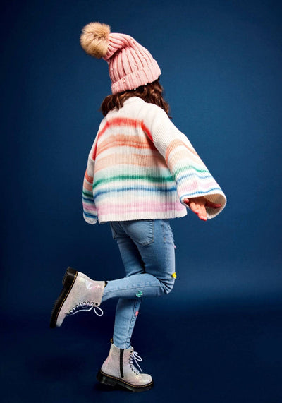 Lola + The Boys Ombre Stripe Sweater