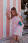 Lola + The Boys Pink Confetti Sparkle Dress