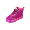 Lola + The Boys Pink Crystal Hologram Hightops