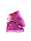 Lola + The Boys Pink Crystal Hologram Hightops