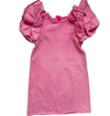 Lola + The Boys Pink Princess Ruffle Denim dress