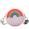 Lola + The Boys Pink rainbow mini crossbody