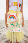 Lola + The Boys Pink Rainbow Mini Crossbody