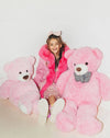 Lola + The Boys Pinky Faux Fur Parka