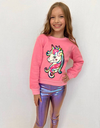 Lola + The Boys Princess Unicorn Sweatshirt