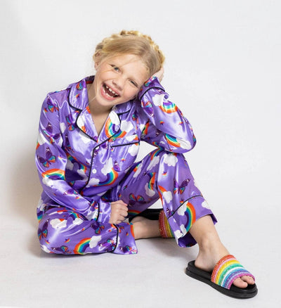 Lola + The Boys 2 Rainbow and Butterfly Silk Set