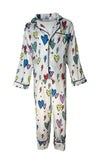 Lola + The Boys 2 Rainbow Cheetah Heart Pajamas