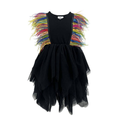 Lola + The Boys Rainbow Gigi Dress