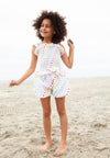 Lola + The Boys Rainbow Hearts Tank Shorts Set