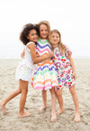 Lola + The Boys Rainbow Hearts Tank Shorts Set