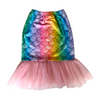 Lola + The Boys Rainbow Mermaid Swim coverup